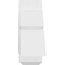 Ekena Millwork Redmond Architectural Grade PVC Gable Bracket, 48"W x 14"H x 6"D x 6"F, 7/12 Pitch GBP048X14X0606RED00 - alternate 2